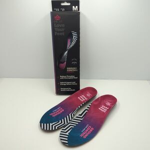 Spenco Ground Control Shoe Insoles Low Arch Size M Women's 9-10 Mens 8-9